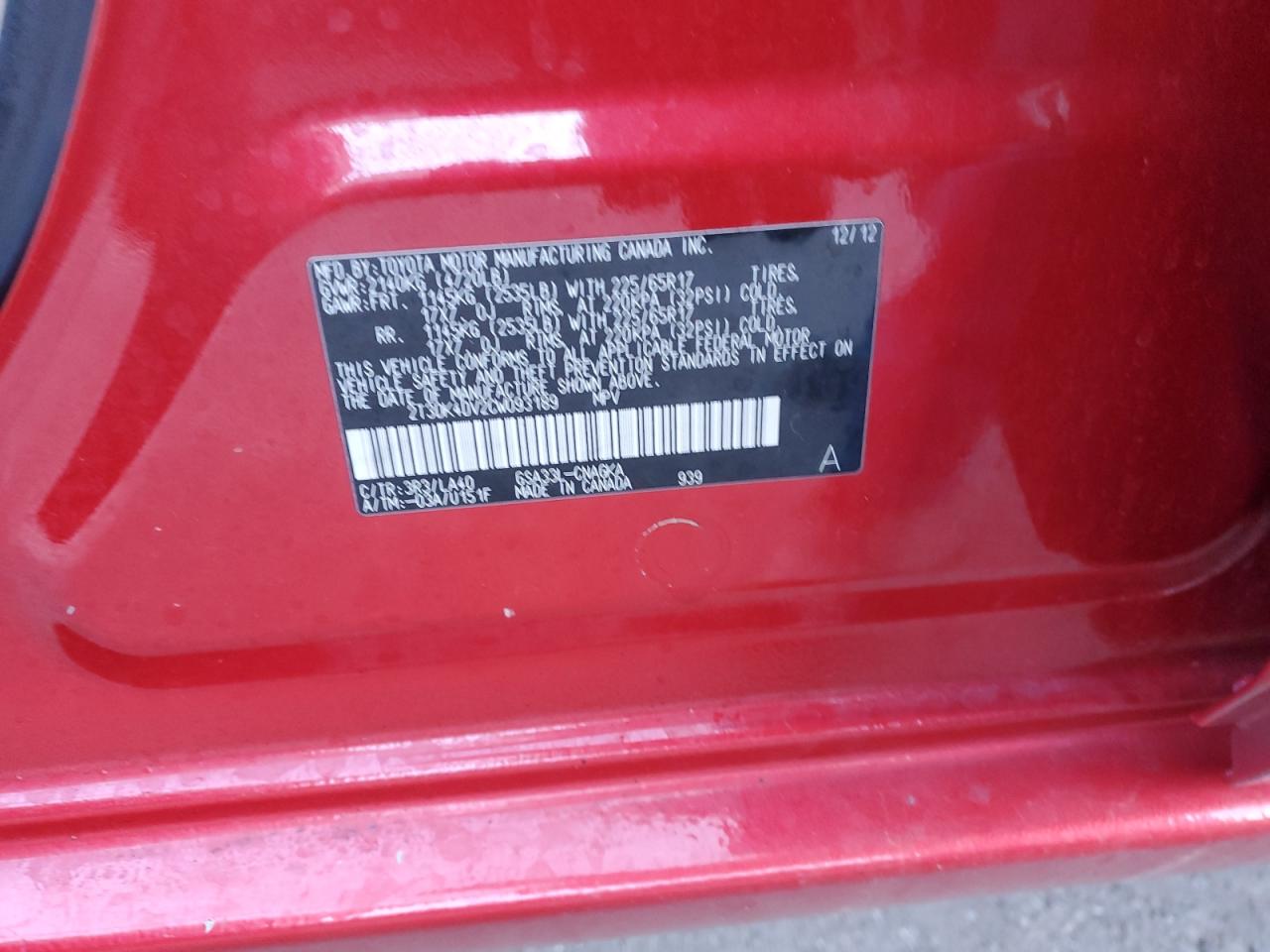2012 Toyota RAV 4 - Image 12