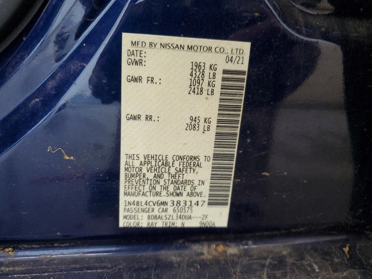 2021 Nissan Altima - Image 13