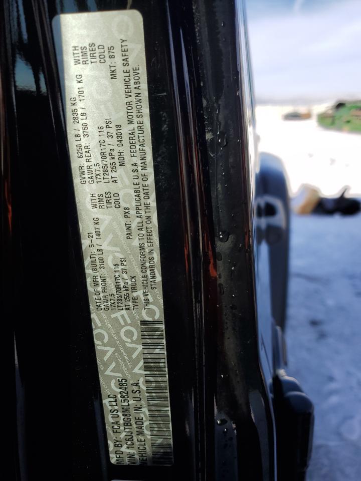 2021 Jeep Gladiator Rubicon VIN: 1C6JJTBG8ML582485 Lot: 41758255