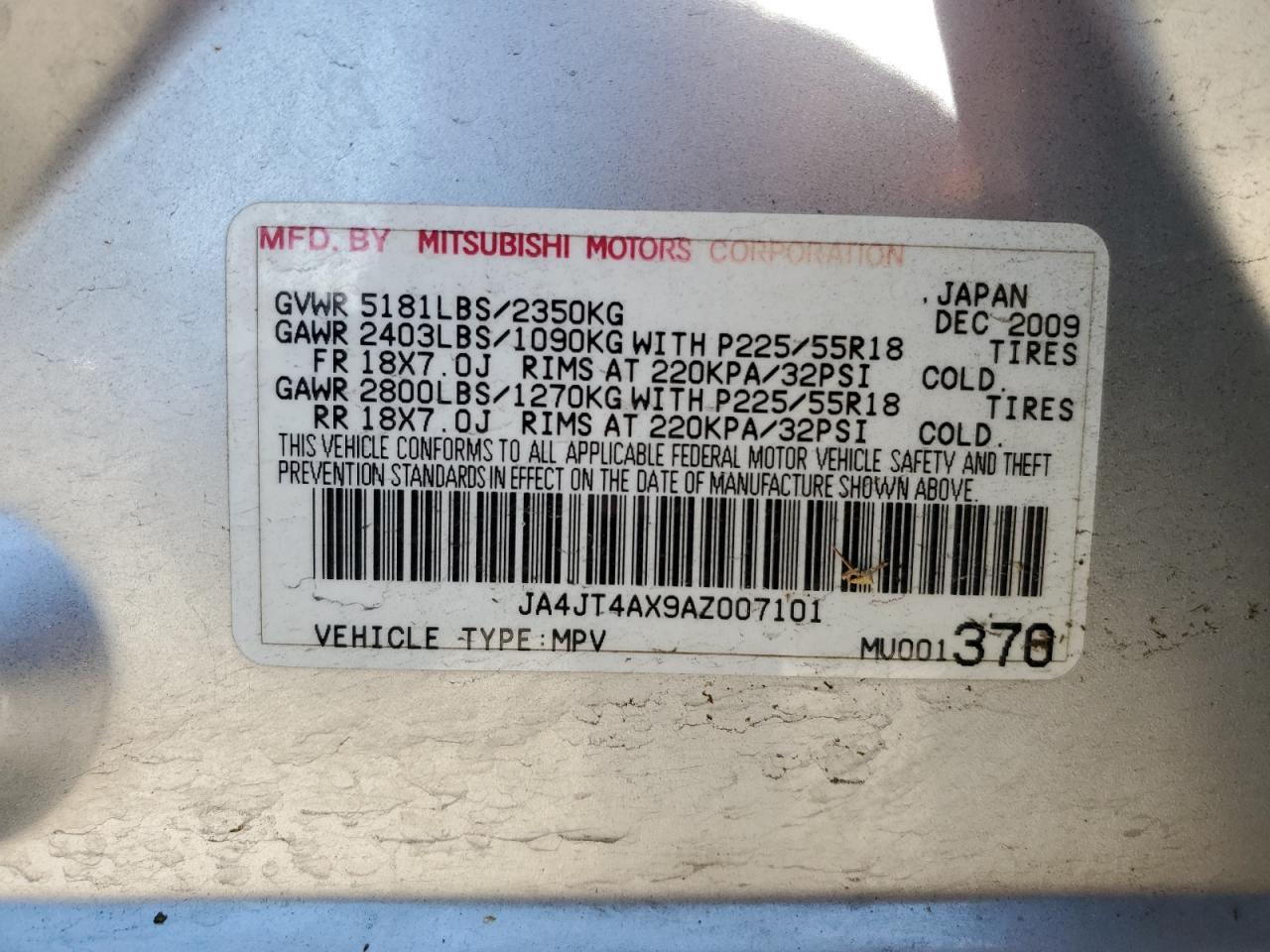 2010 Mitsubishi Outlander - Image 15