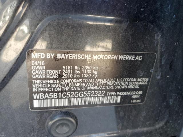 2016 BMW 535 I