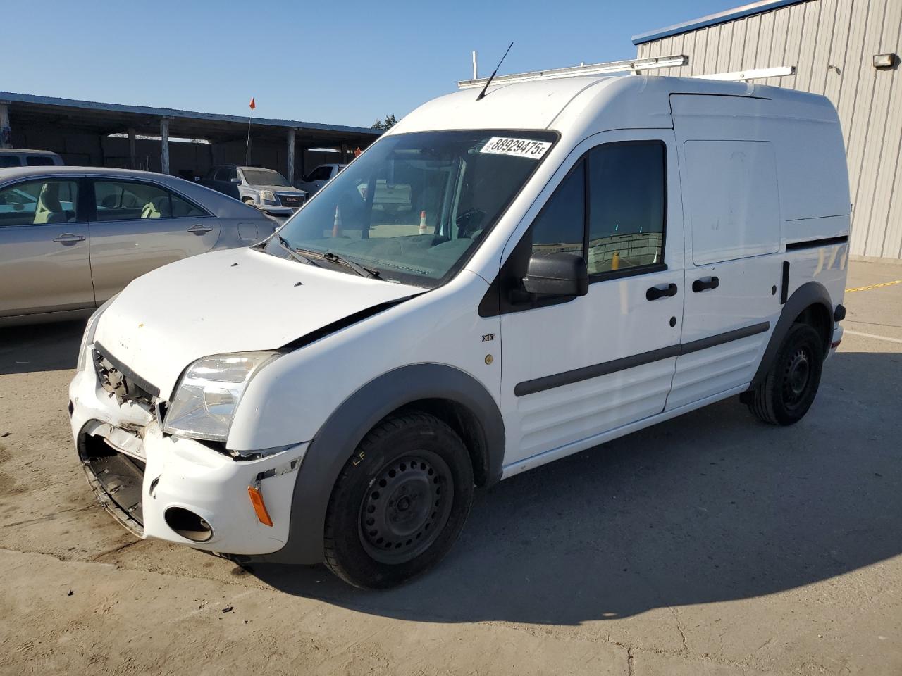 2012 Ford Transit Connect Xlt white van gas NM0LS7DN3CT108134 photo #1