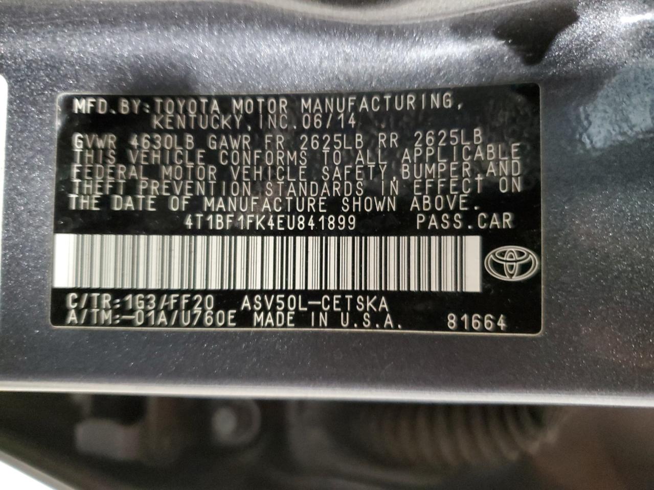 2014 Toyota Camry - Image 12