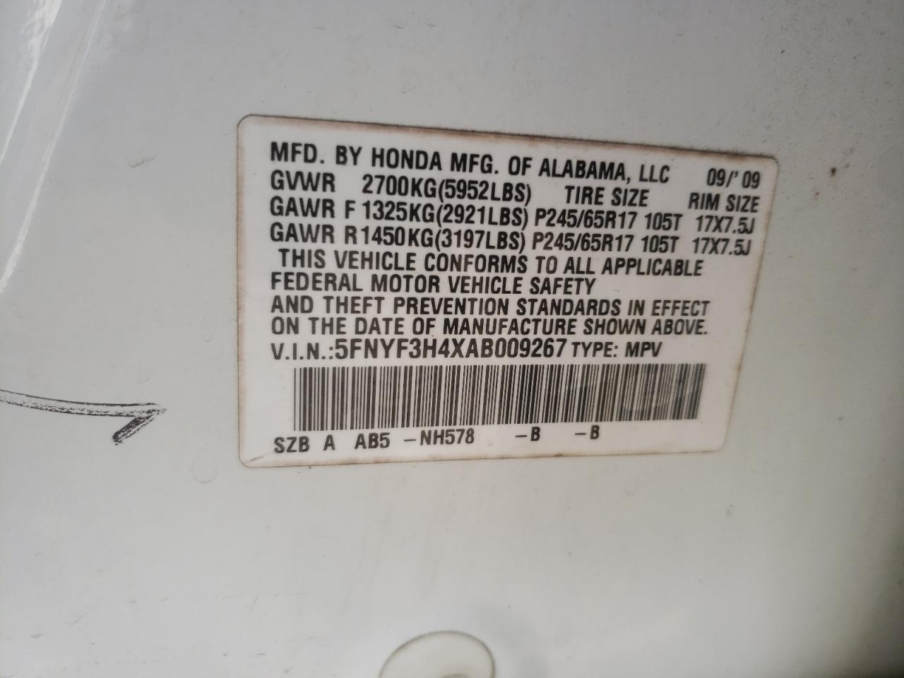 2010 Honda Pilot - Image 16