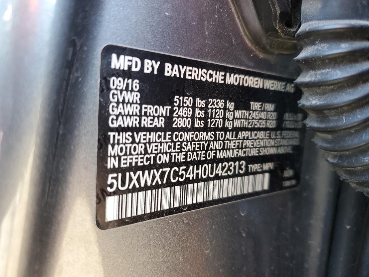 2017 BMW X3 - Image 13