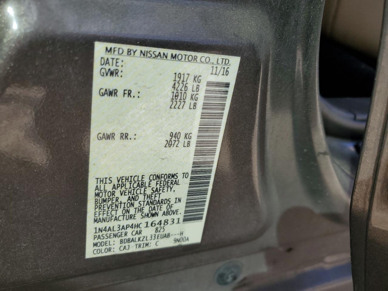 2017 Nissan Altima - Image 13