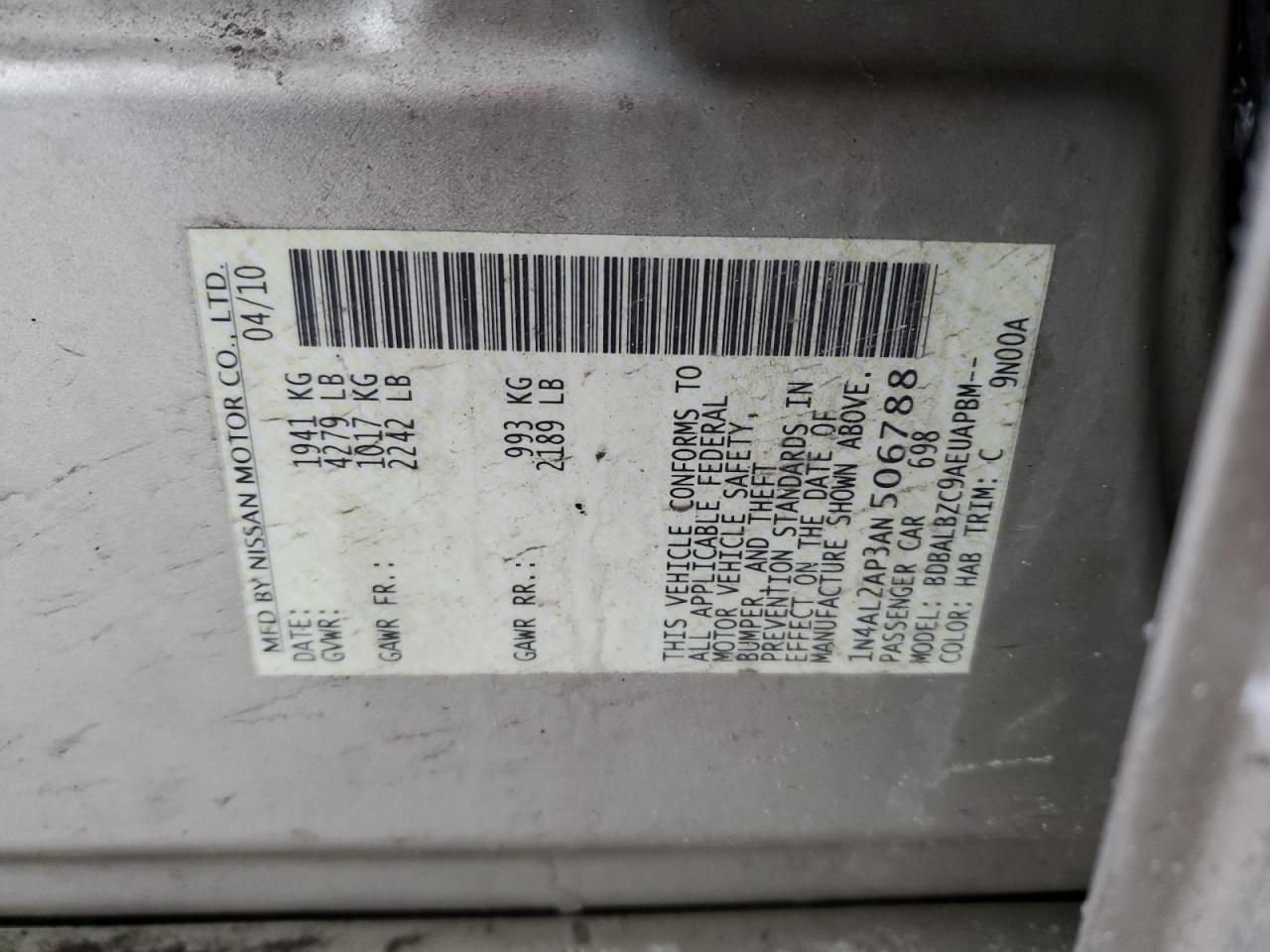 2010 Nissan Altima - Image 13