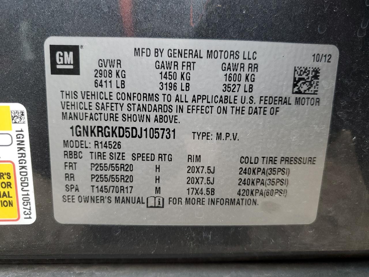 2013 Chevrolet Traverse - Image 13