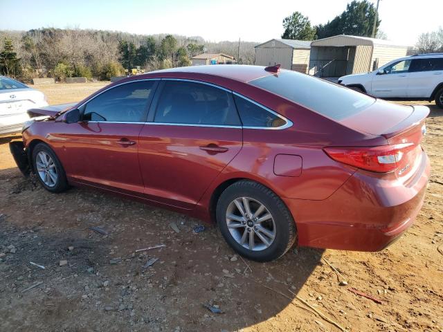  HYUNDAI SONATA 2016 Czerwony