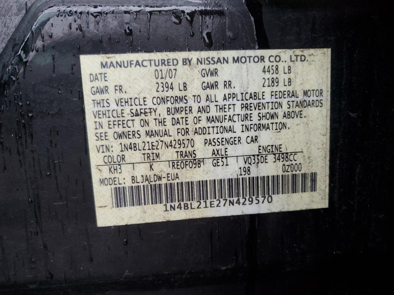 2007 Nissan Altima - Image 12