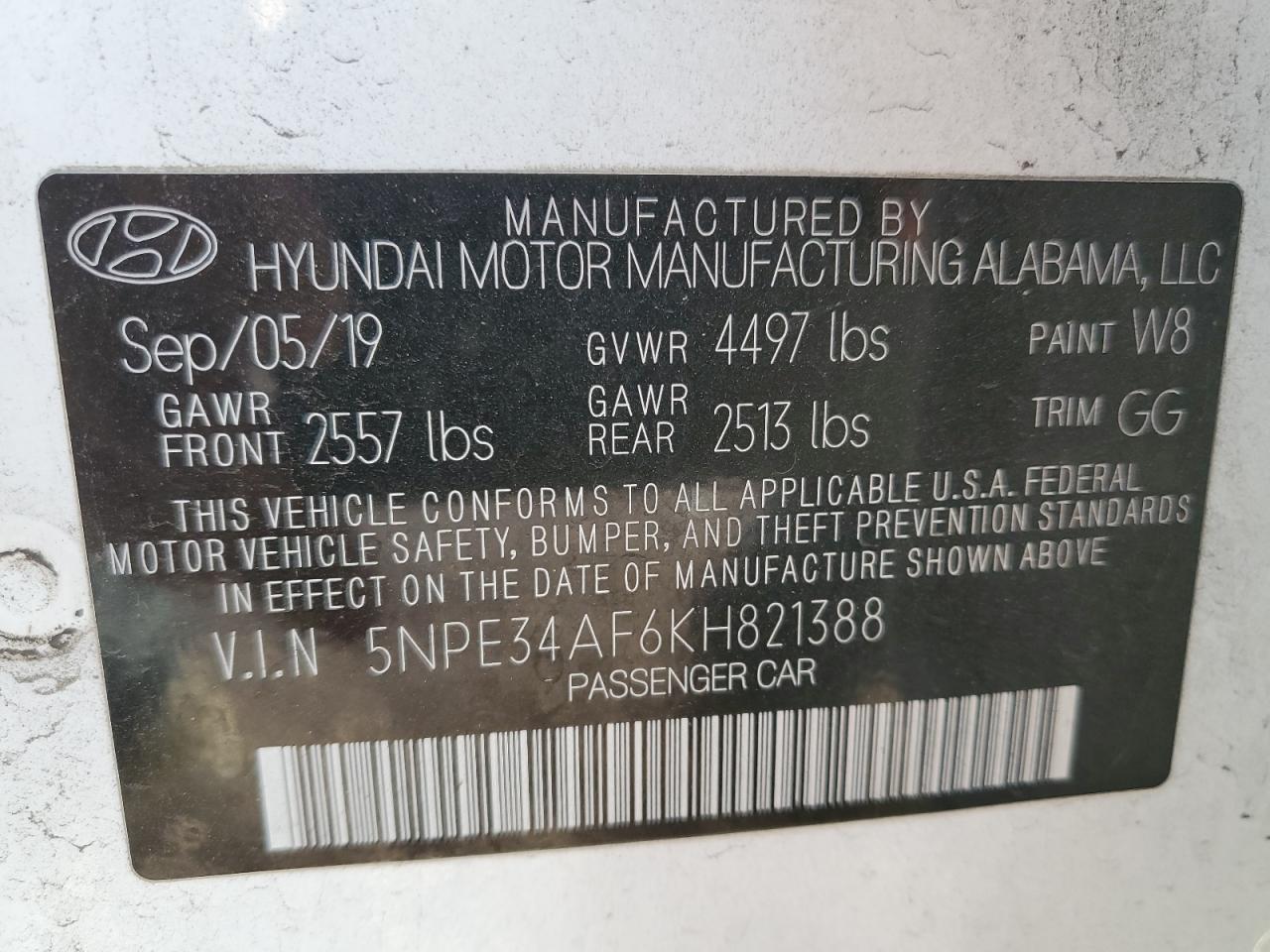 2019 Hyundai Sonata - Image 12