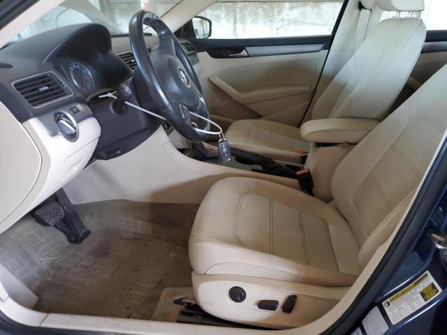  VOLKSWAGEN PASSAT 2015 Синий