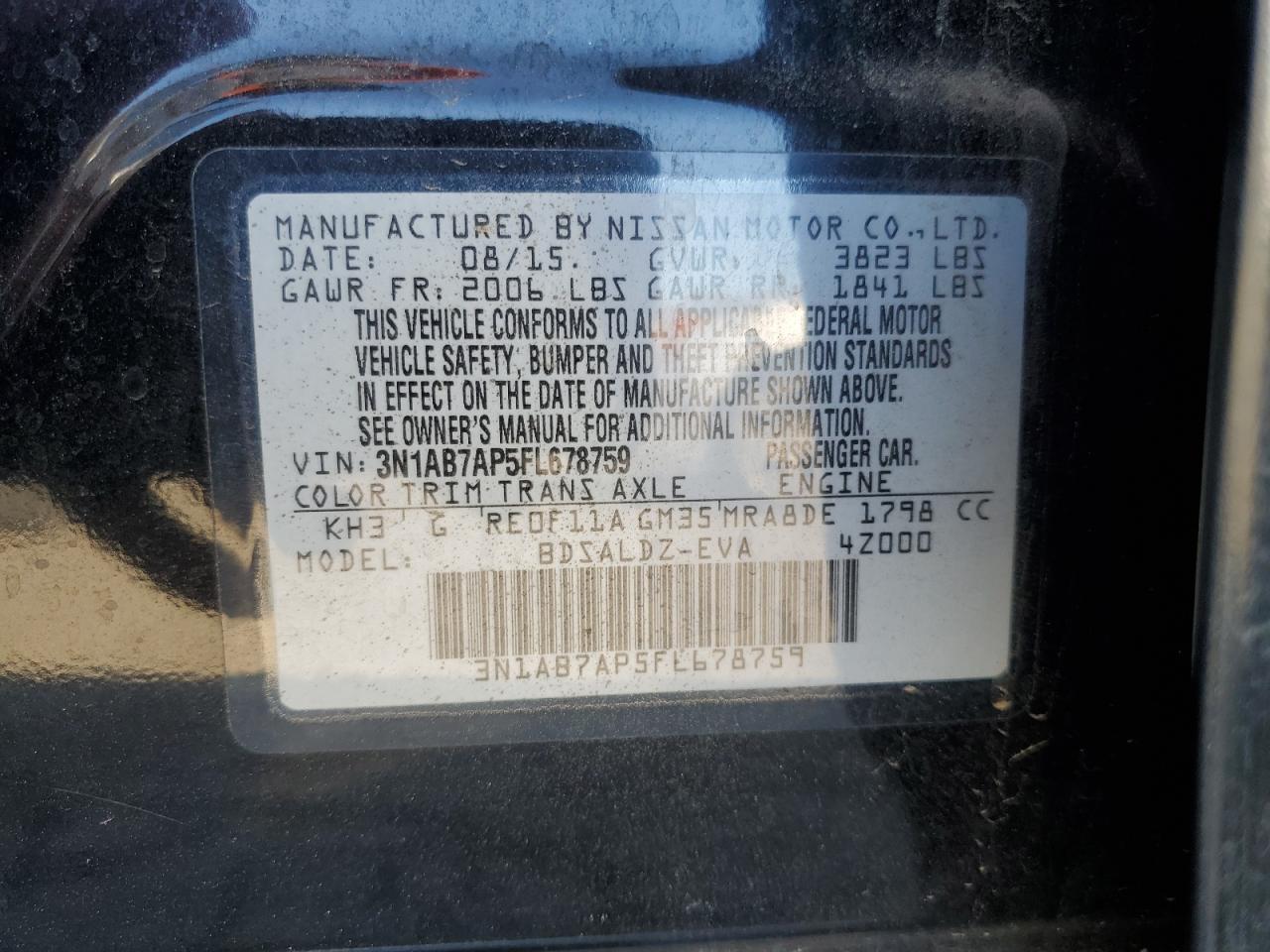 2015 Nissan Sentra - Image 12