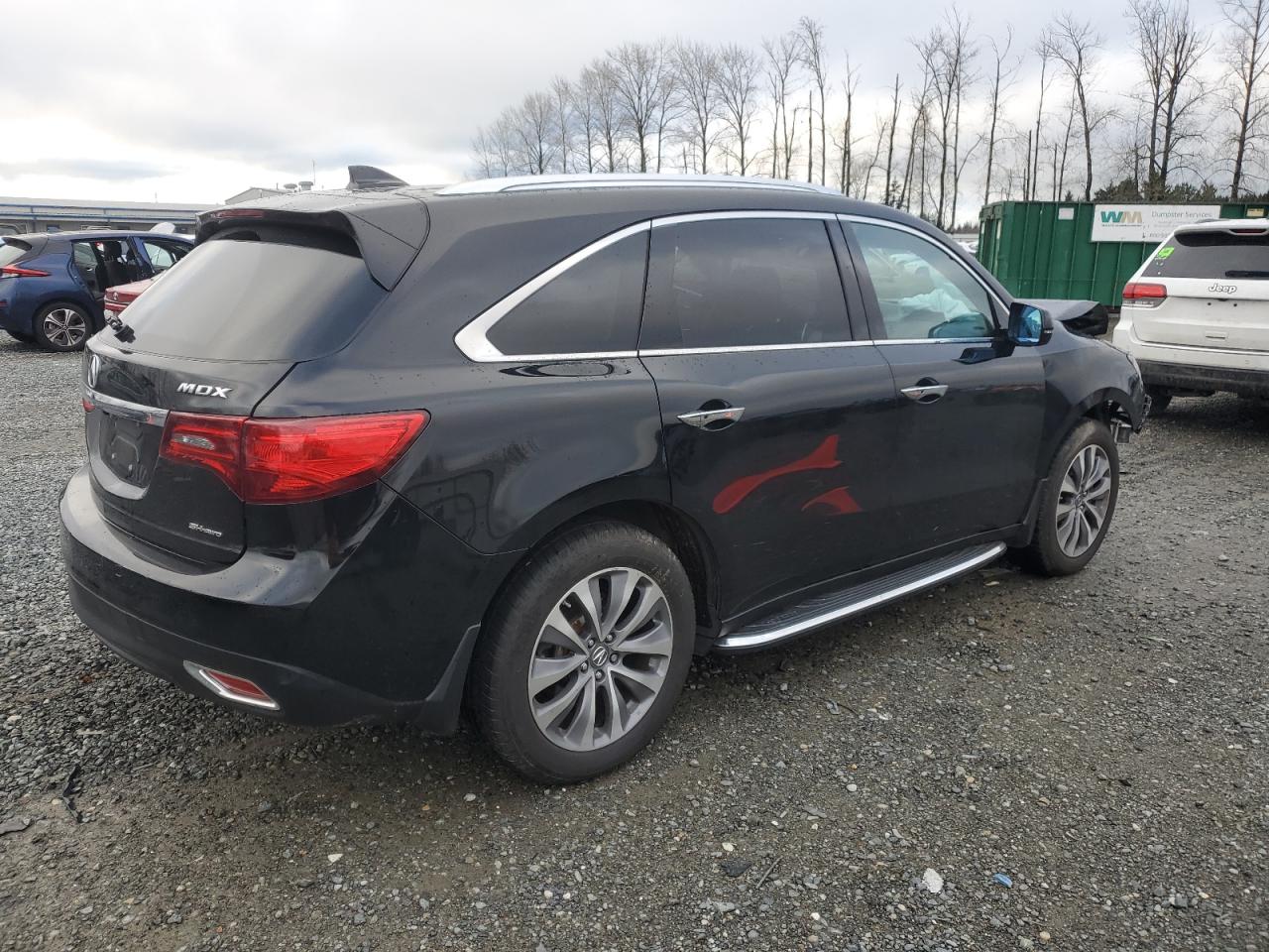 VIN 5FRYD4H4XFB006080 2015 ACURA MDX no.3