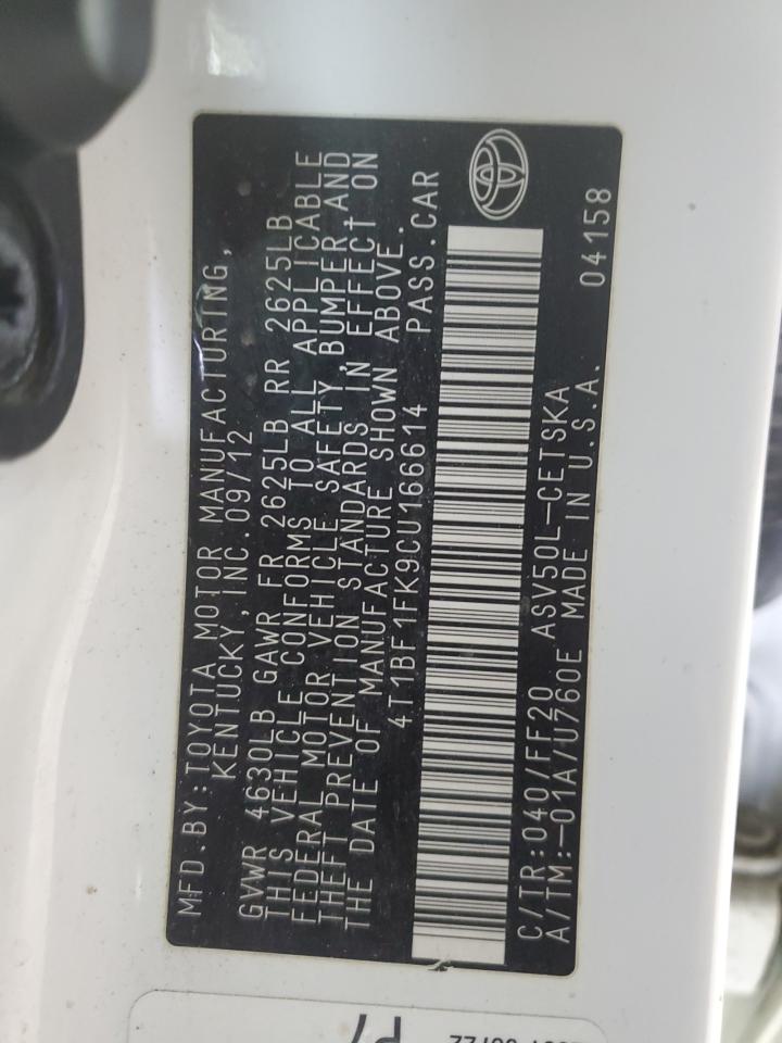 2012 Toyota Camry - Image 12