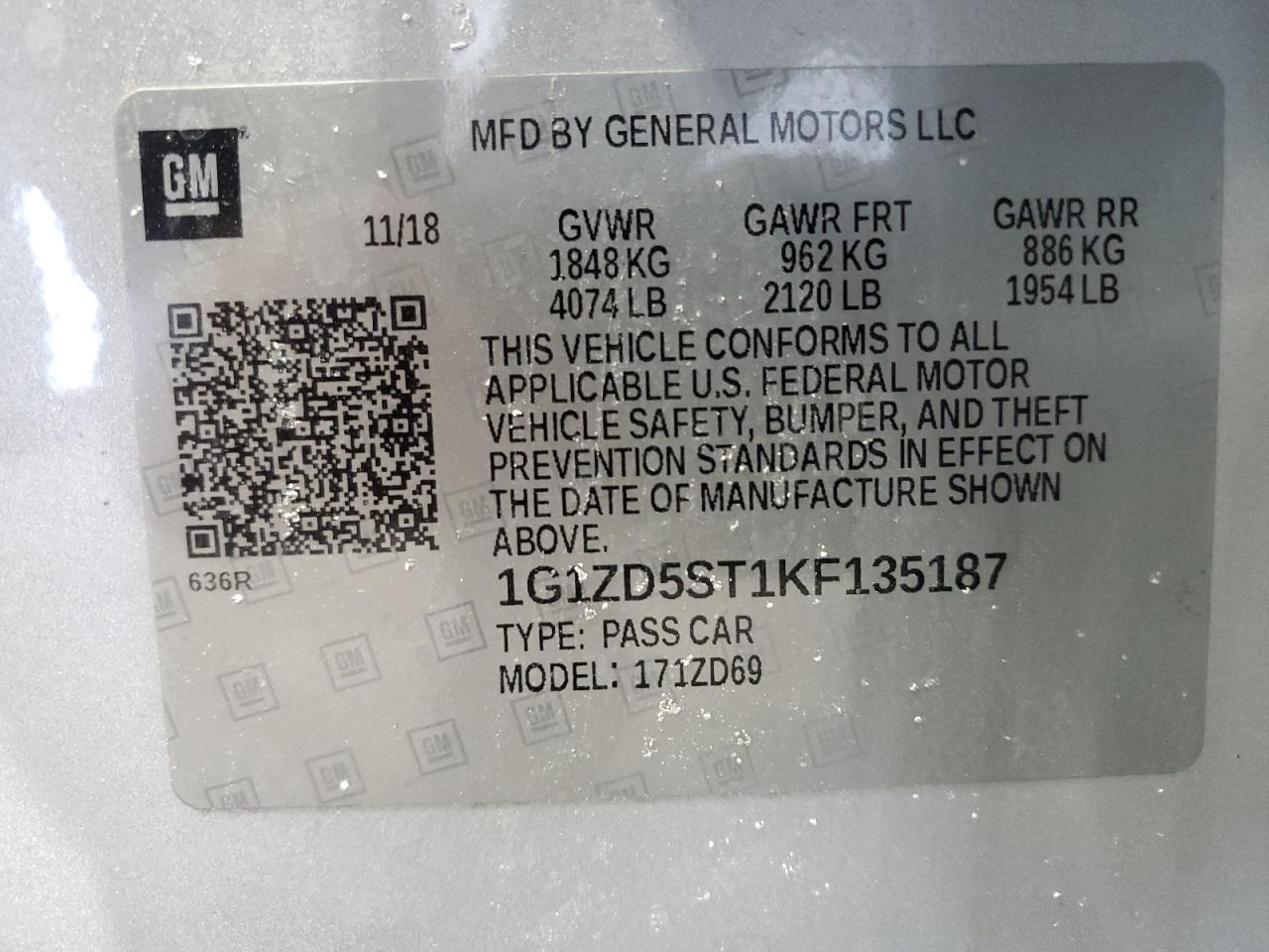 2019 Chevrolet Malibu - Image 14