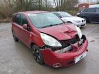 2012 NISSAN NOTE N-TEC for sale at Copart SANDWICH