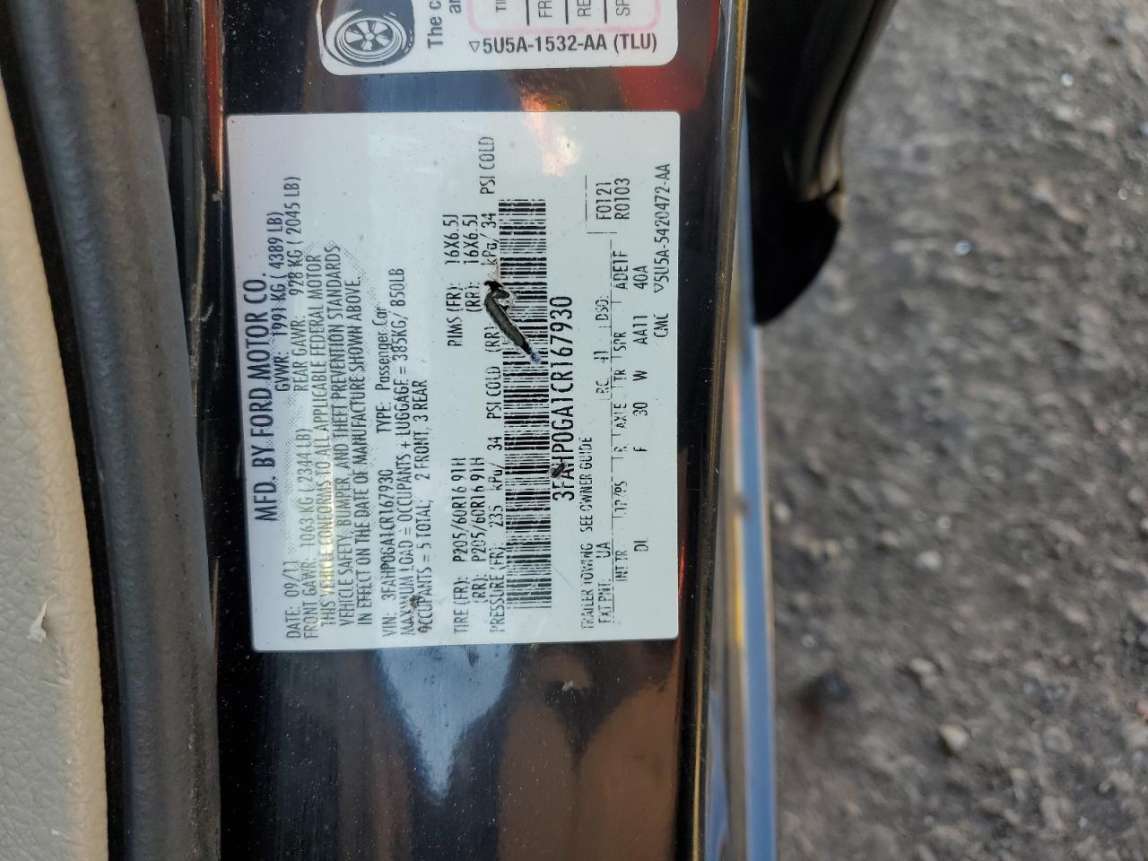 2012 Ford Fusion - Image 12