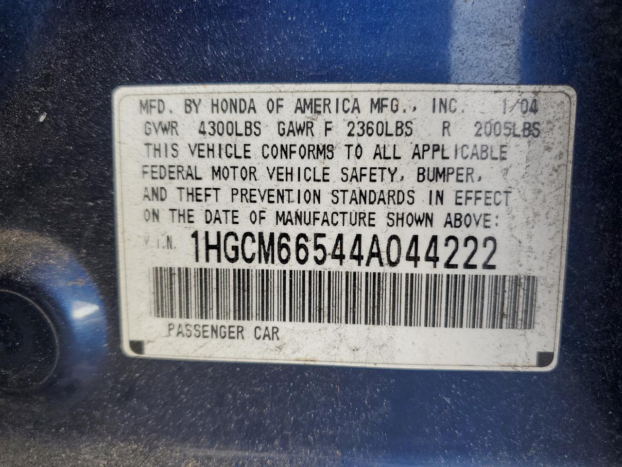 2004 Honda Accord - Image 13