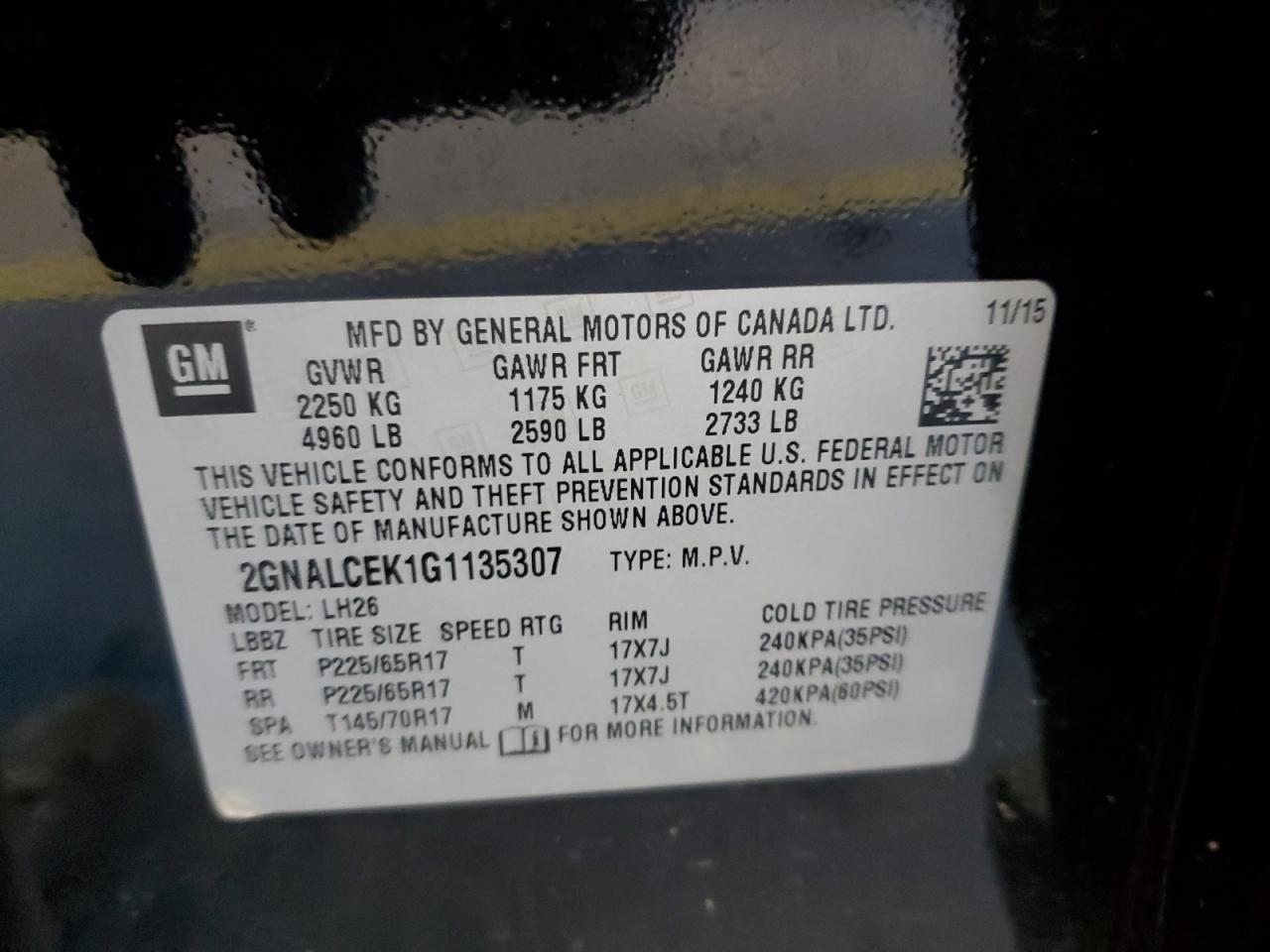 2016 Chevrolet Equinox - Image 14