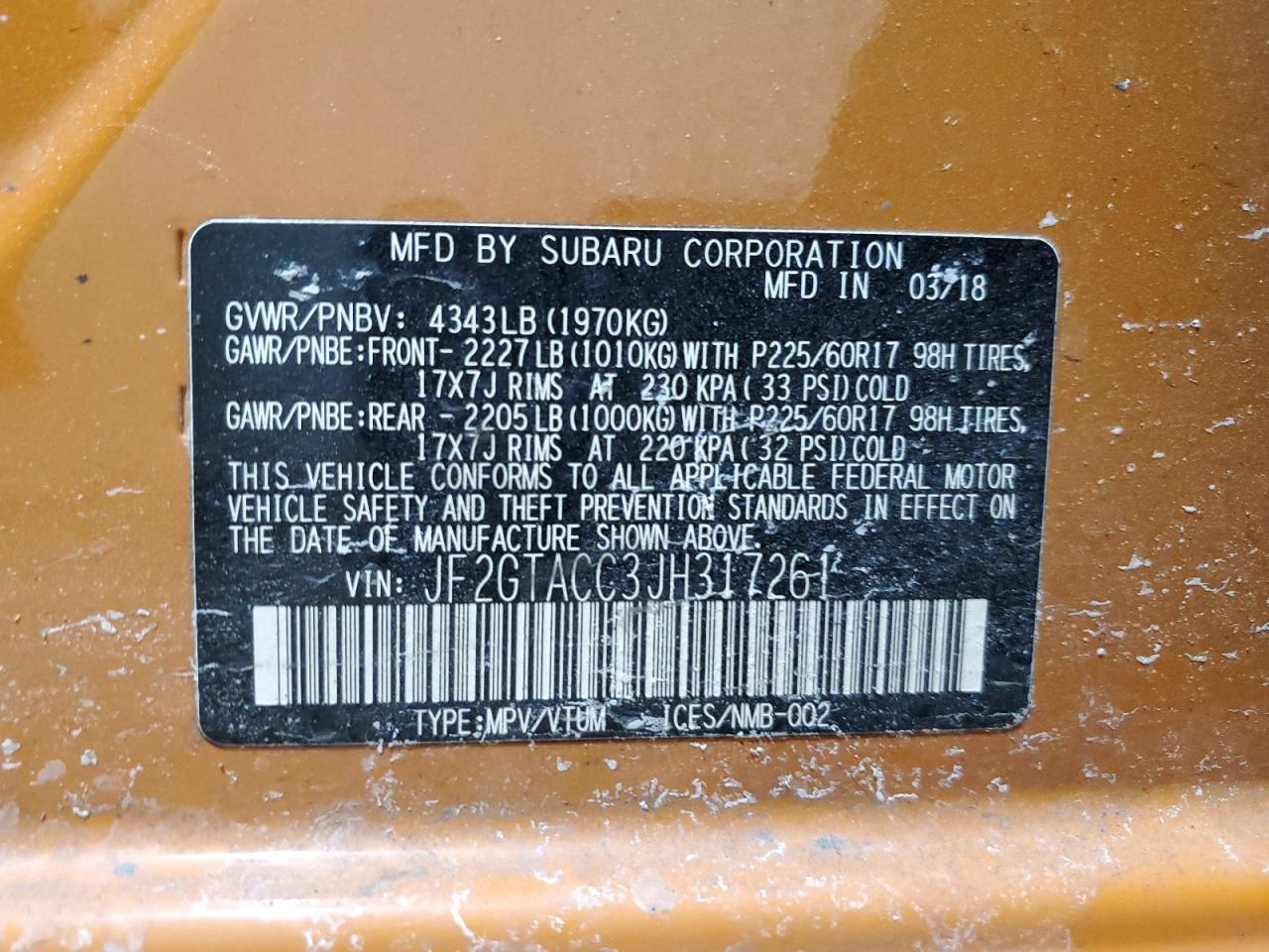 2018 Subaru XV - Image 13