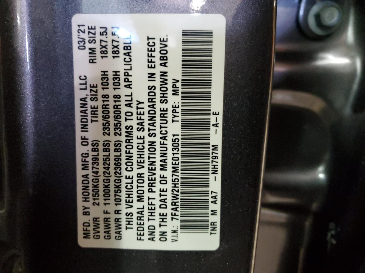 2021 Honda CR-V - Image 14