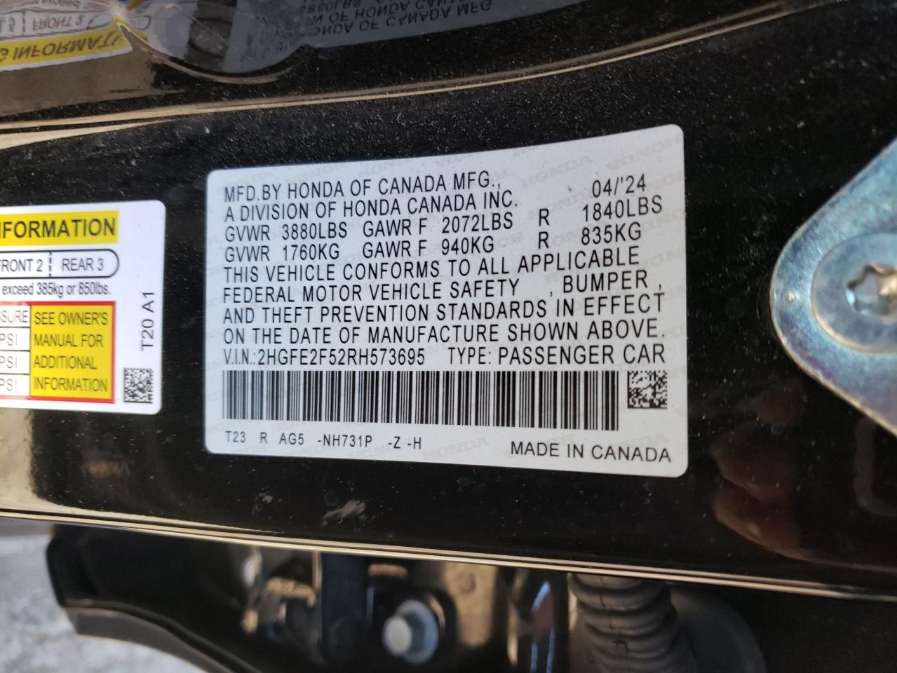 2024 Honda Civic - Image 12