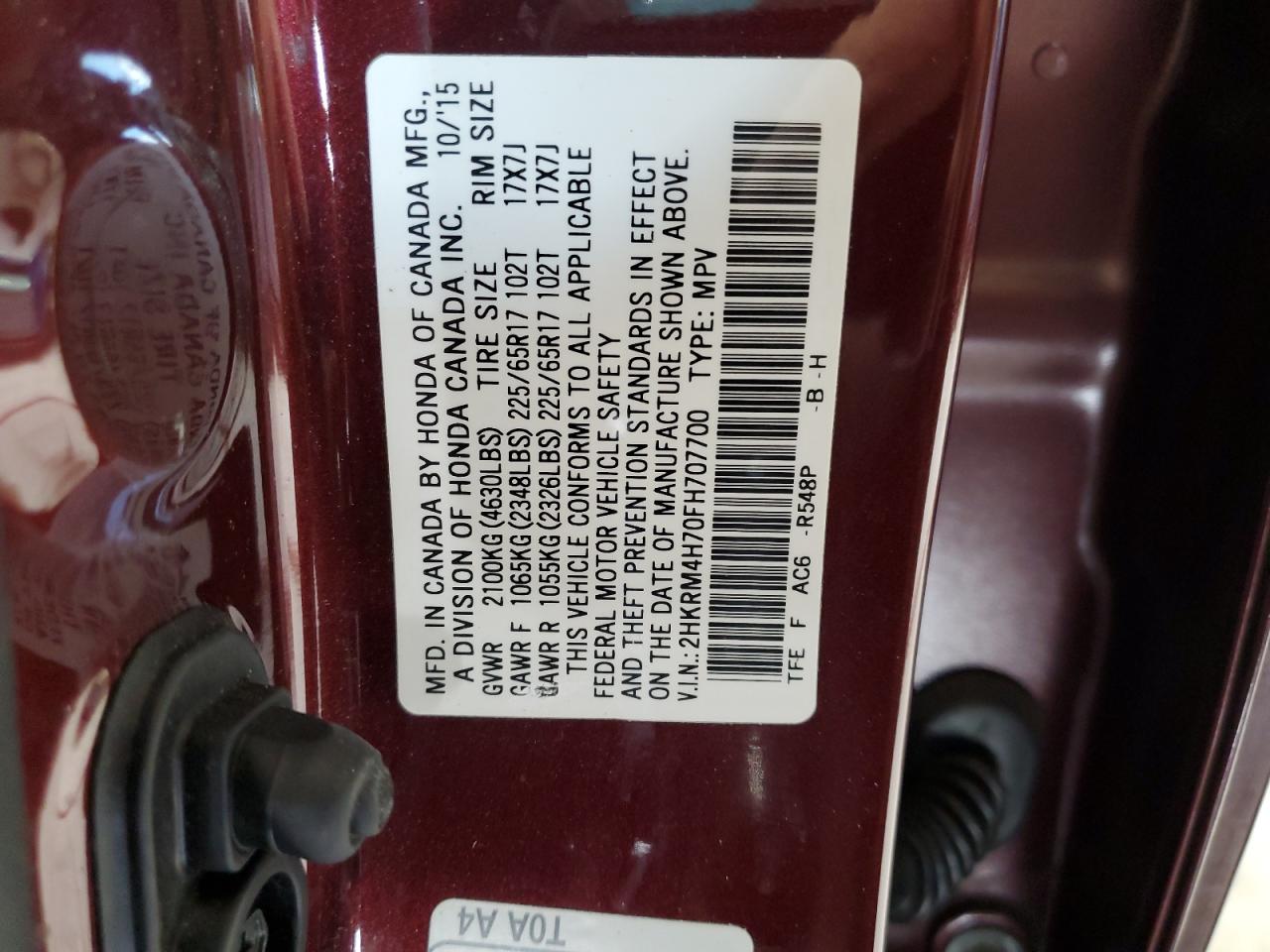 2015 Honda CR-V - Image 13