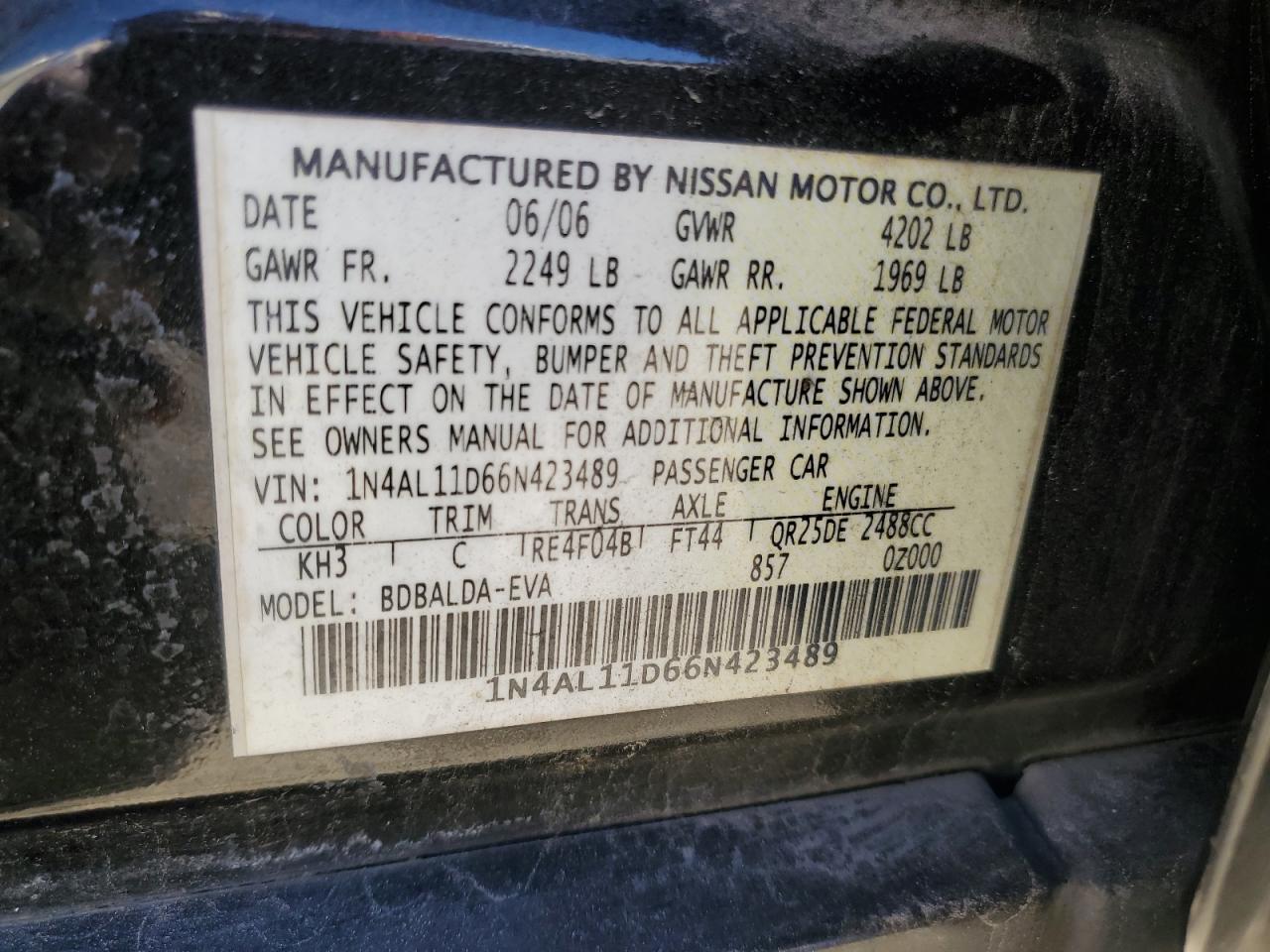 2006 Nissan Altima - Image 14