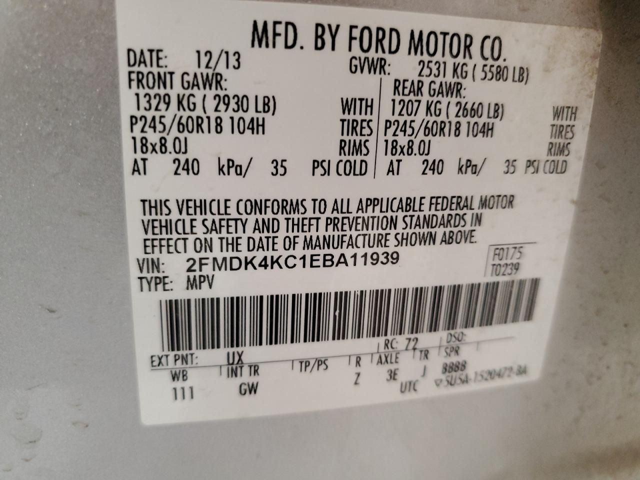 2014 Ford Edge - Image 15