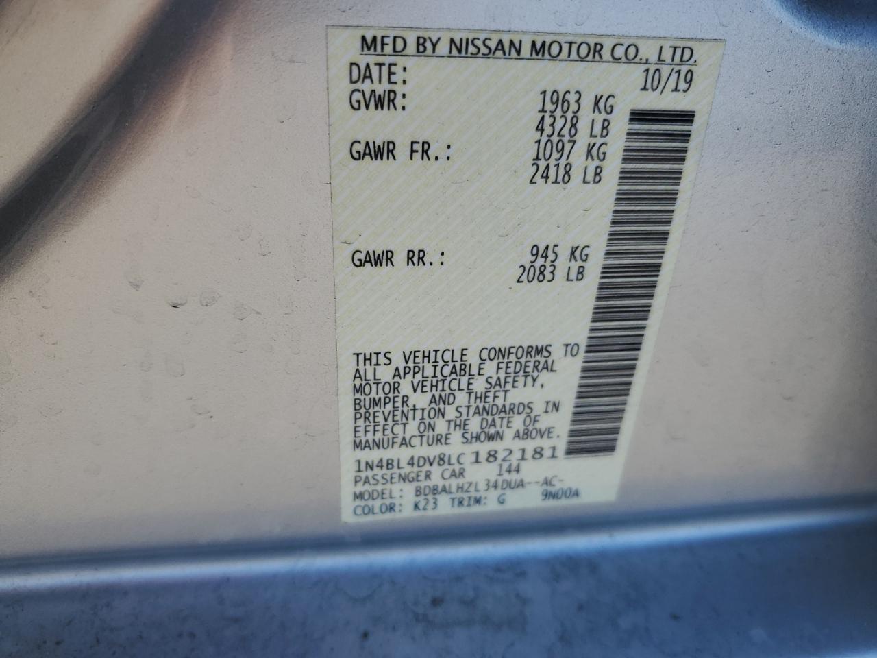 2020 Nissan Altima - Image 14
