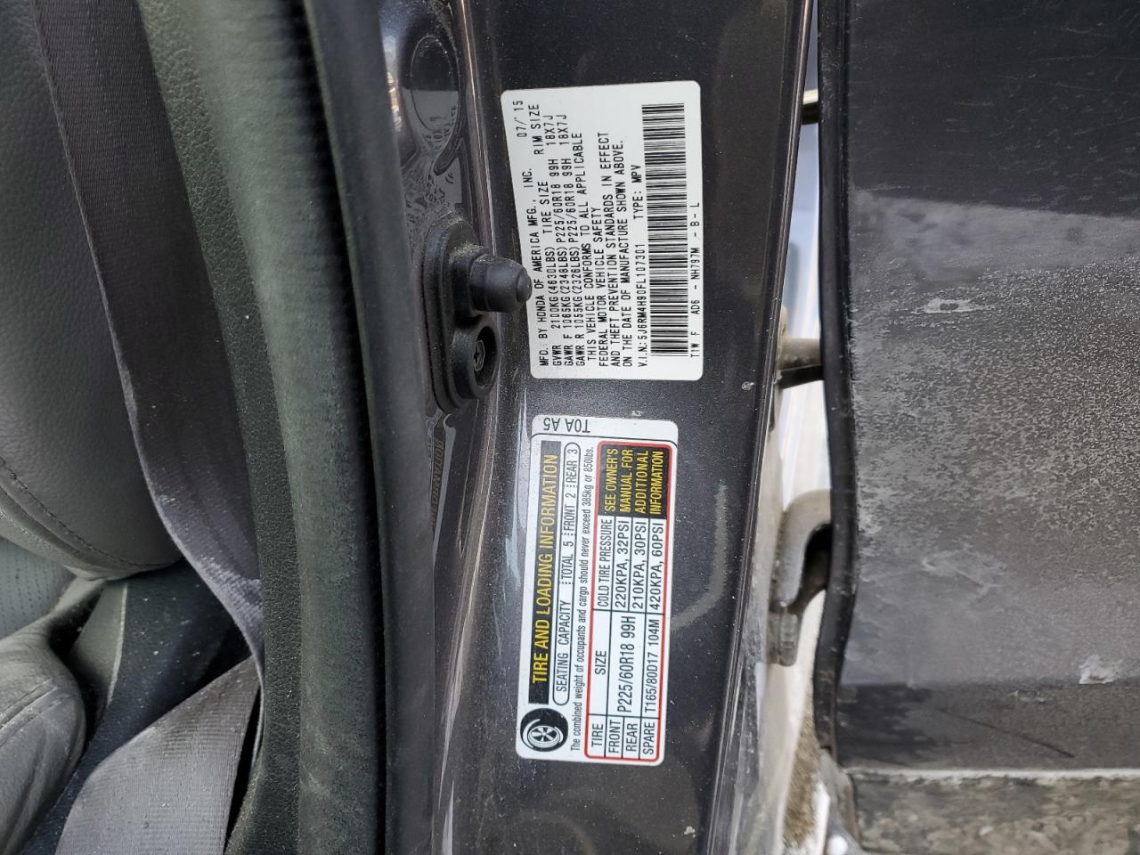 2015 Honda CR-V - Image 16