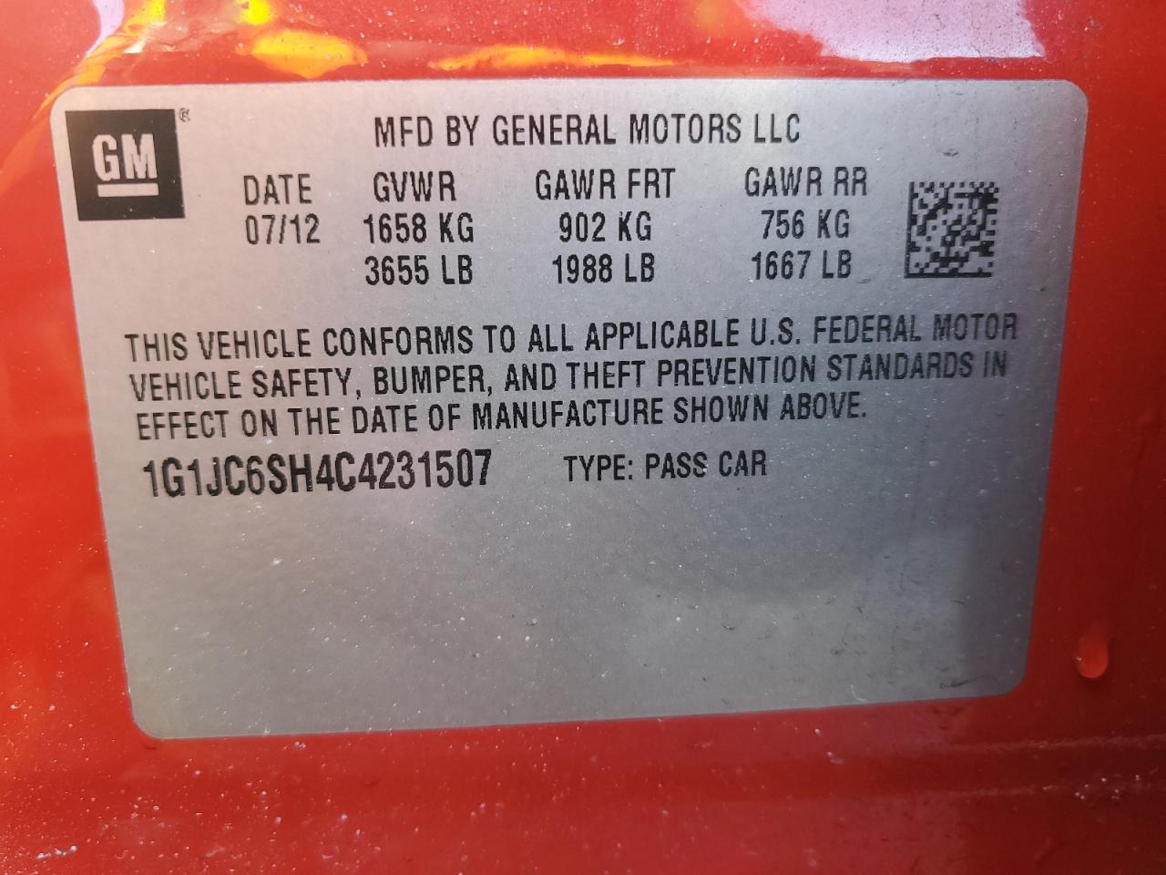 2012 Chevrolet Sonic - Image 12