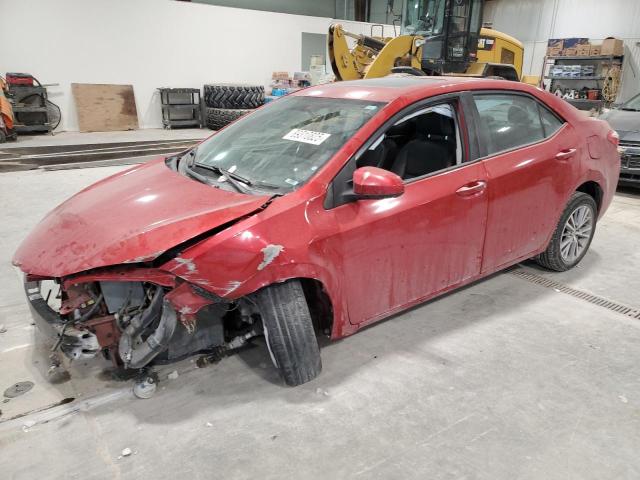  TOYOTA COROLLA 2014 Red