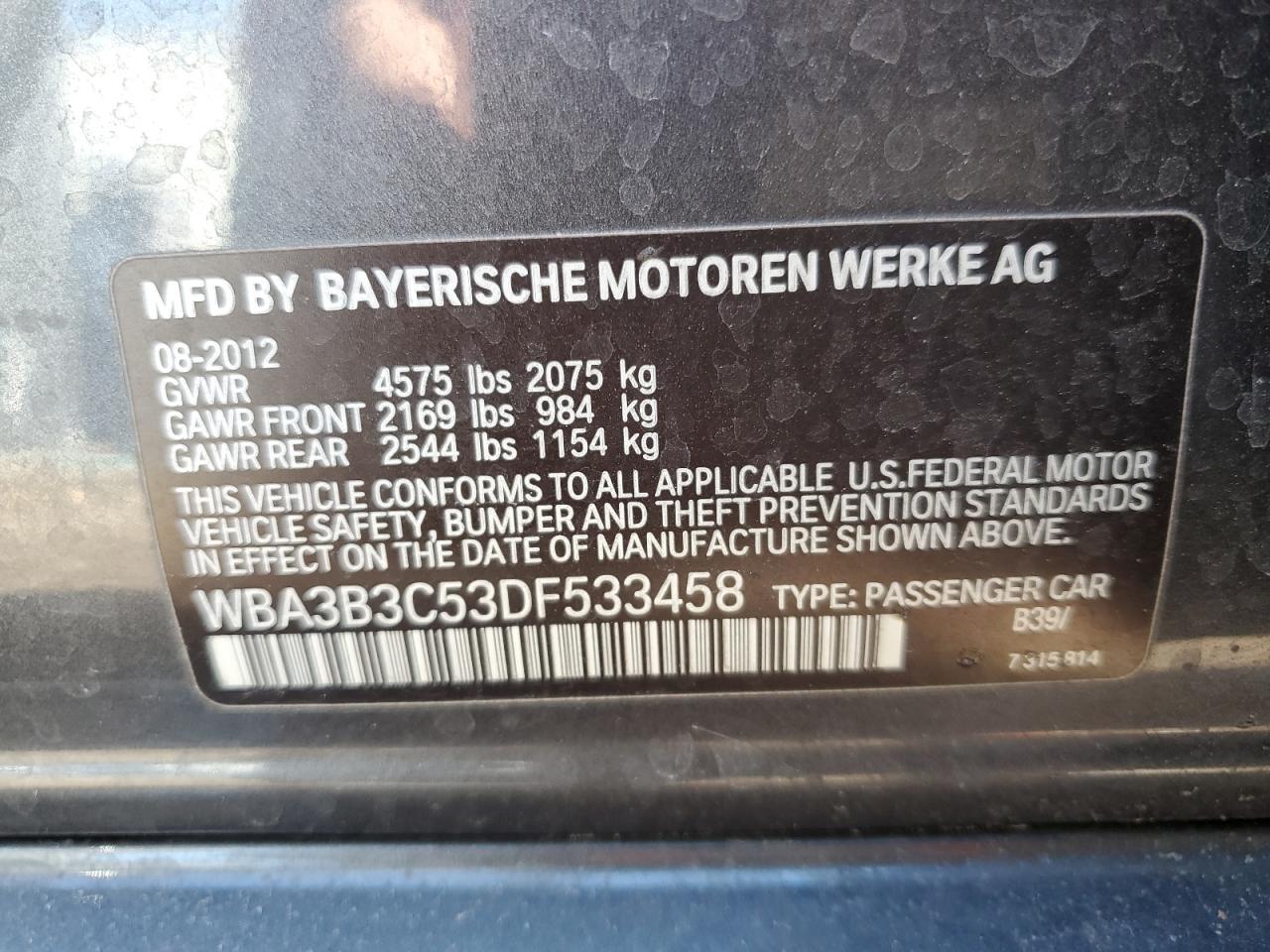 2013 BMW 3er - Image 12