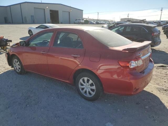  TOYOTA COROLLA 2013 Червоний