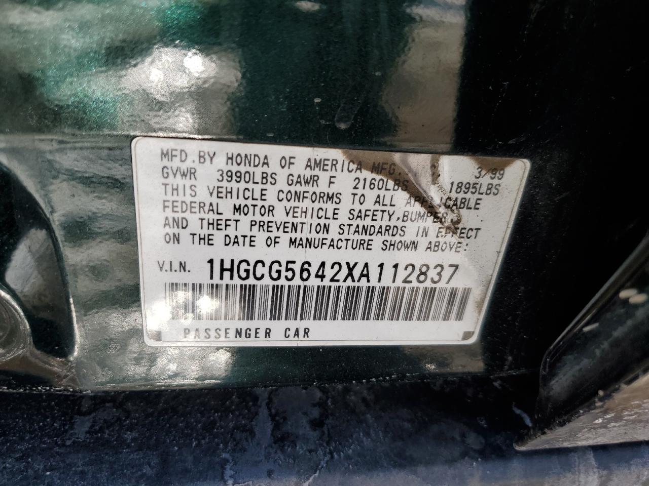 1999 Honda Accord - Image 14