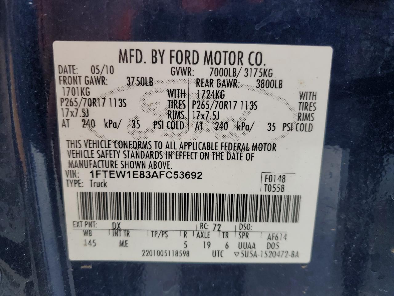 2010 Ford F-150 - Image 12