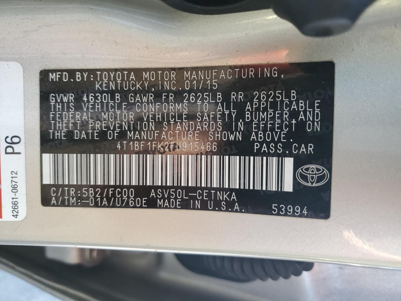 2015 Toyota Camry - Image 13