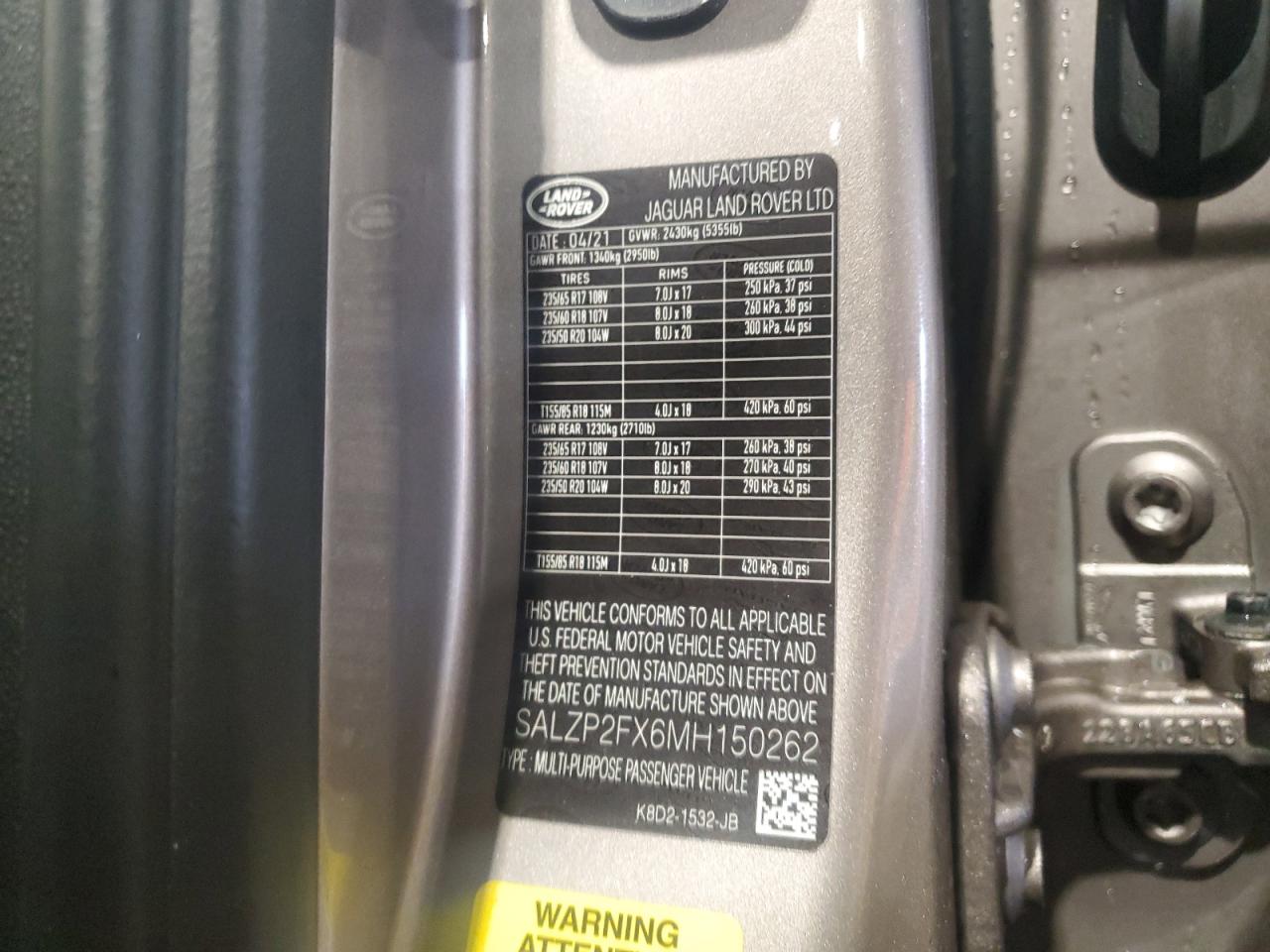 2021 Land Rover Range Rover - Image 12