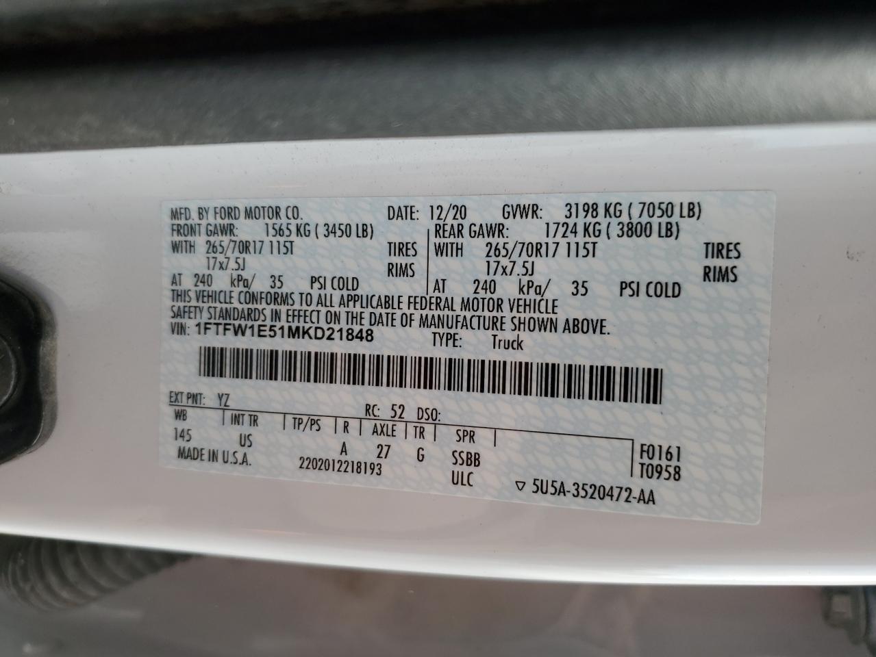 2021 Ford F-150 - Image 12
