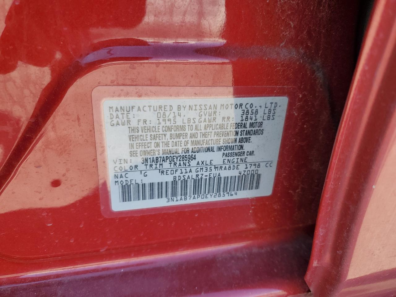 2014 Nissan Sentra - Image 12