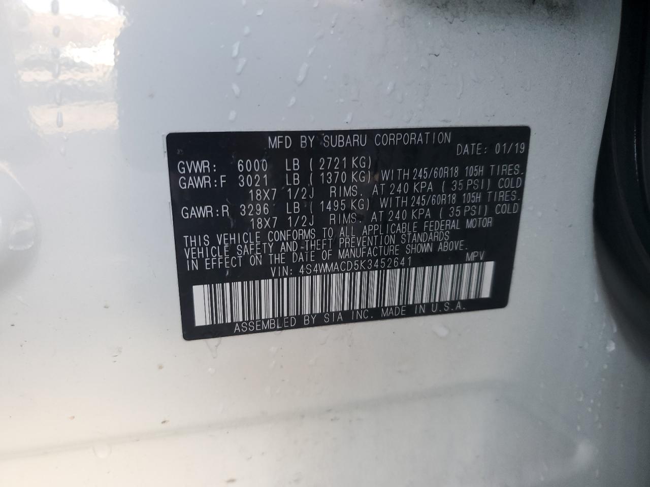 2019 Subaru Ascent - Image 13
