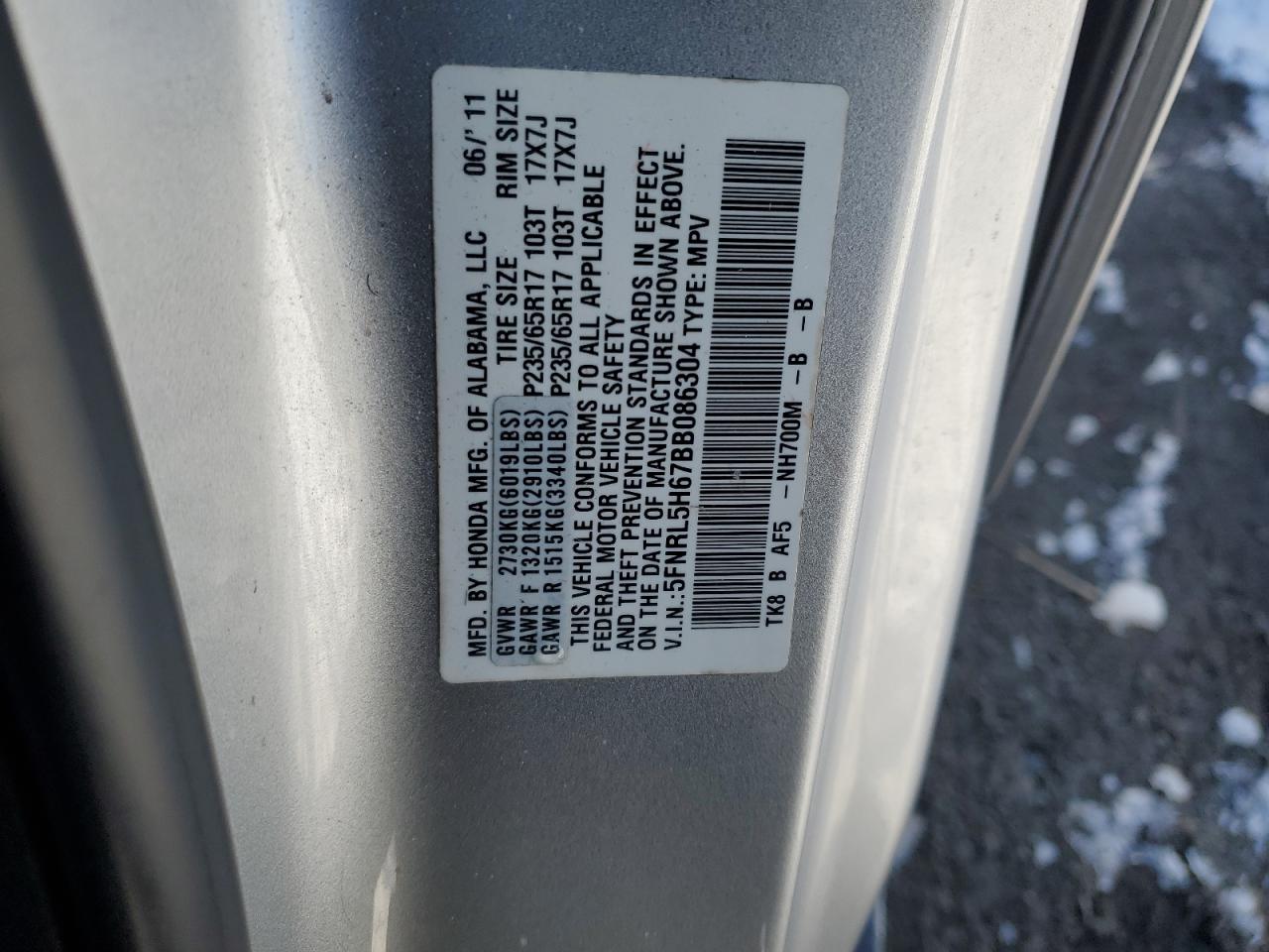 2011 Honda Odyssey - Image 15