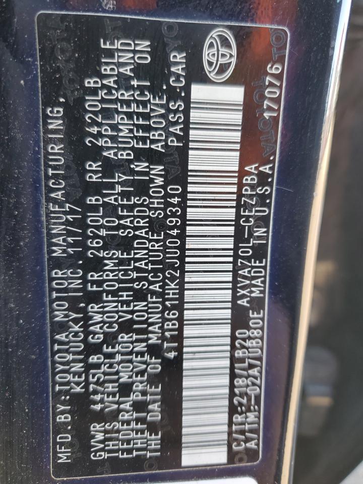 2018 Toyota Camry - Image 14