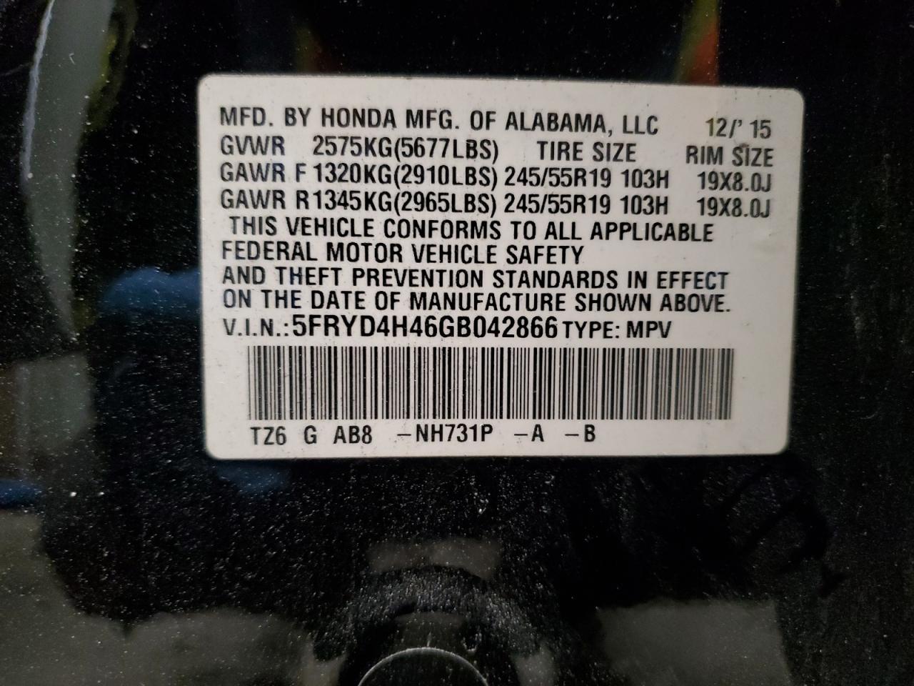 2016 Acura MDX - Image 15
