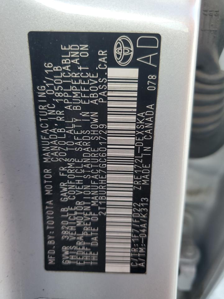2016 Toyota Corolla - Image 12