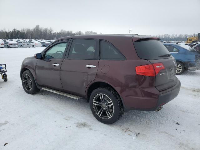 2009 ACURA MDX TECHNOLOGY