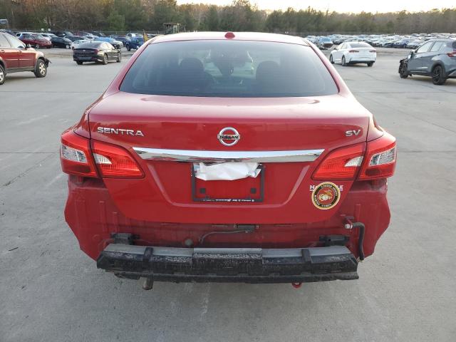  NISSAN SENTRA 2018 Красный