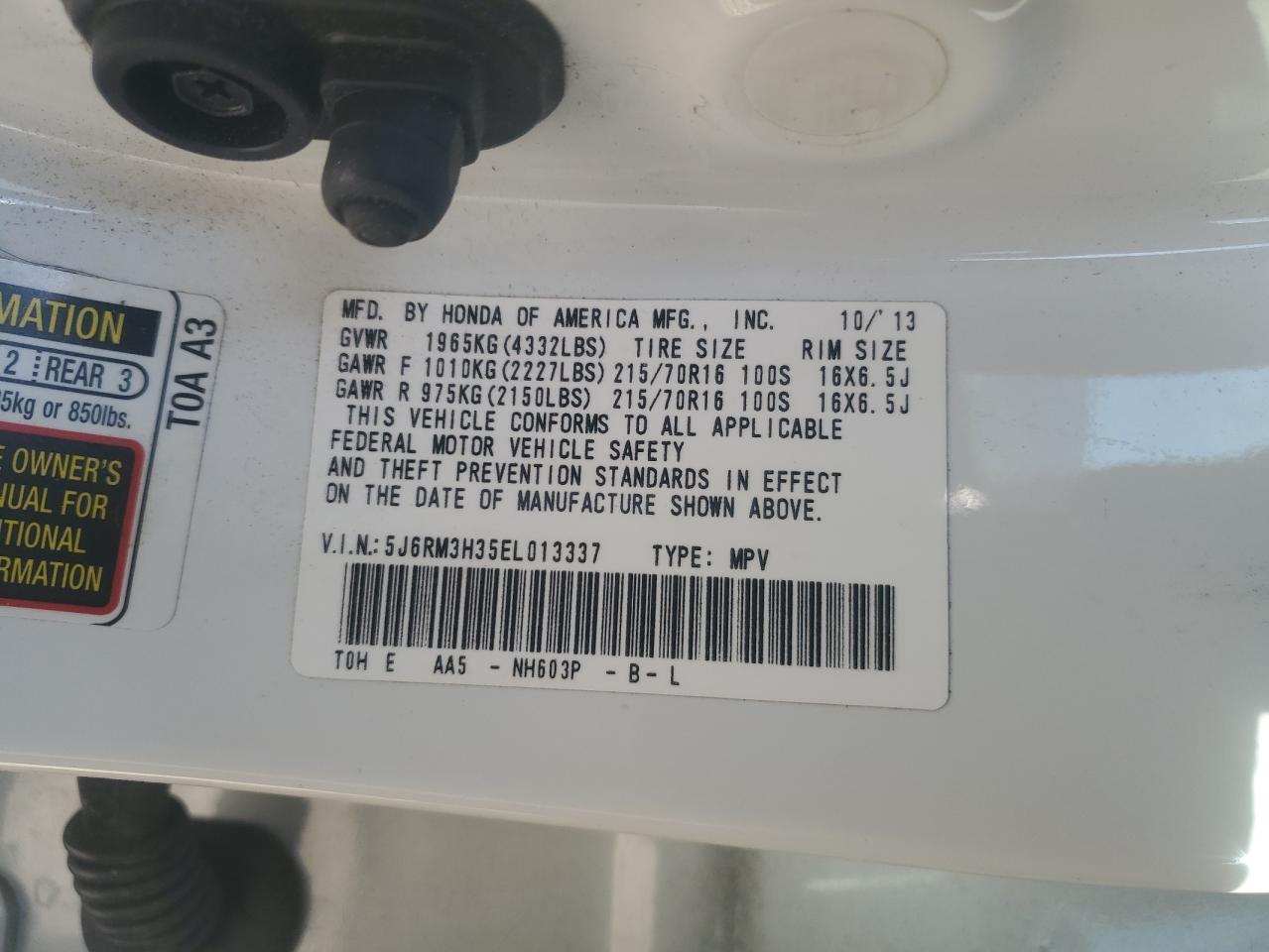 2014 Honda CR-V - Image 13